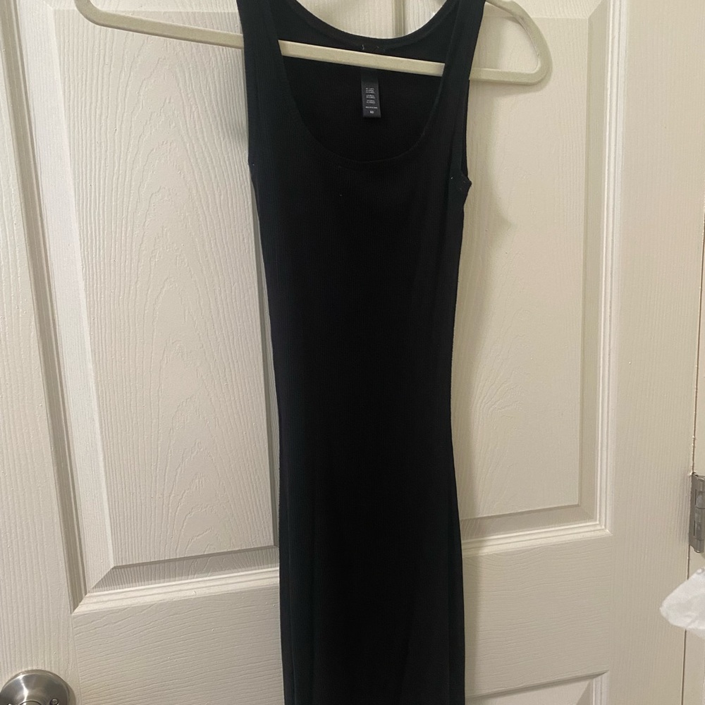 SKIMS Black Mini Dress
